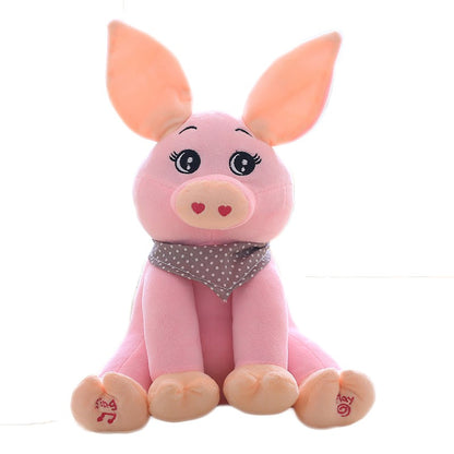 Customizable Musical Plush Elephant for Kids