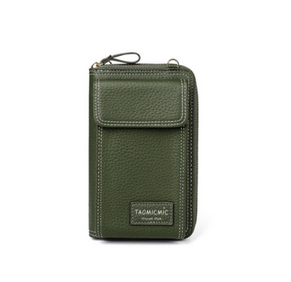 Compact Shoulder Bag with Phone Pocket