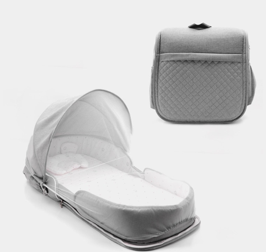 Mommy Bag with Mosquito Net – Large Baby Tote Backpack