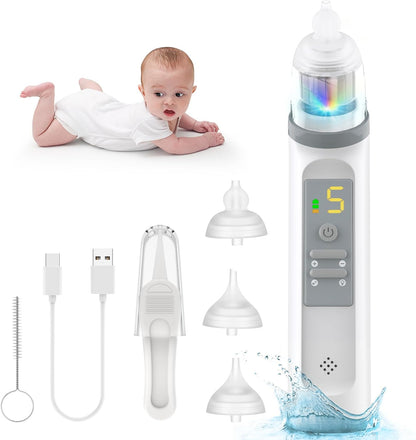 Mumgaroo Electric Baby Nasal Aspirator – 5 Suction Levels, Music & Light