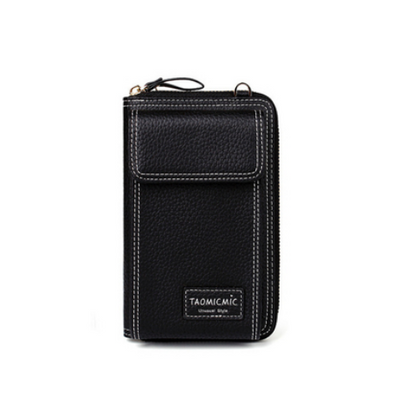 Compact Shoulder Bag with Phone Pocket