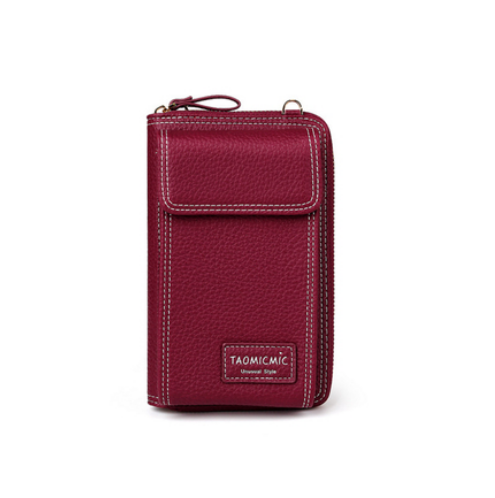 Compact Shoulder Bag with Phone Pocket