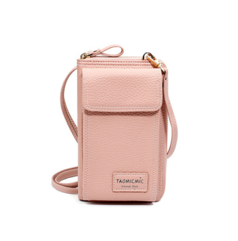 Compact Shoulder Bag with Phone Pocket